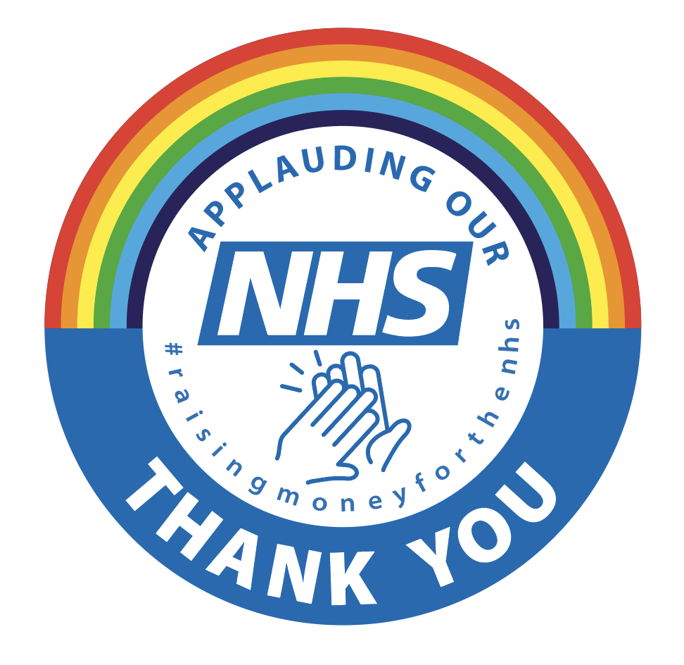 Imagen aplausos para el NHS y dando gracias al NHS
